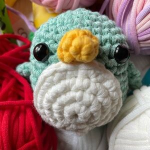 The Woobles Pierre the Penguin Glow in the Dark Yarn Ready Made